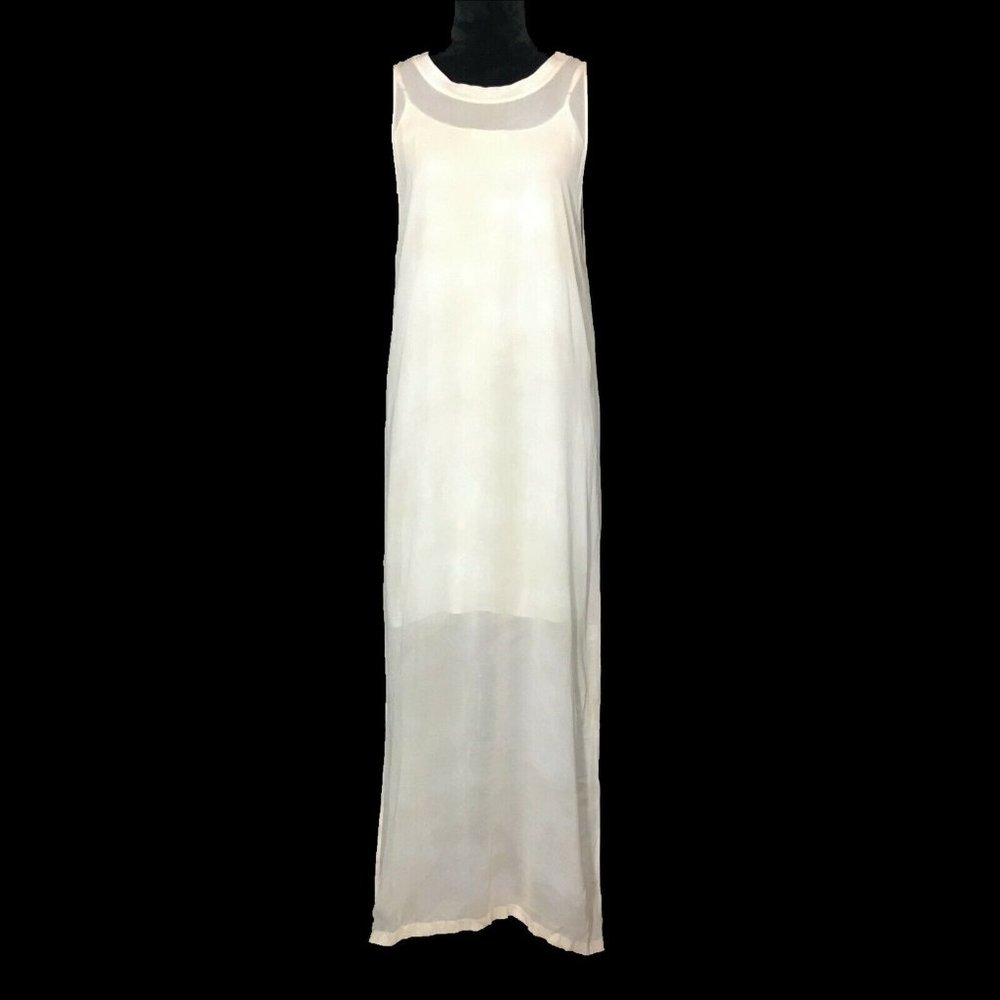 NEW LACAUSA XS Dress Long Maxi Dads Shirtdress